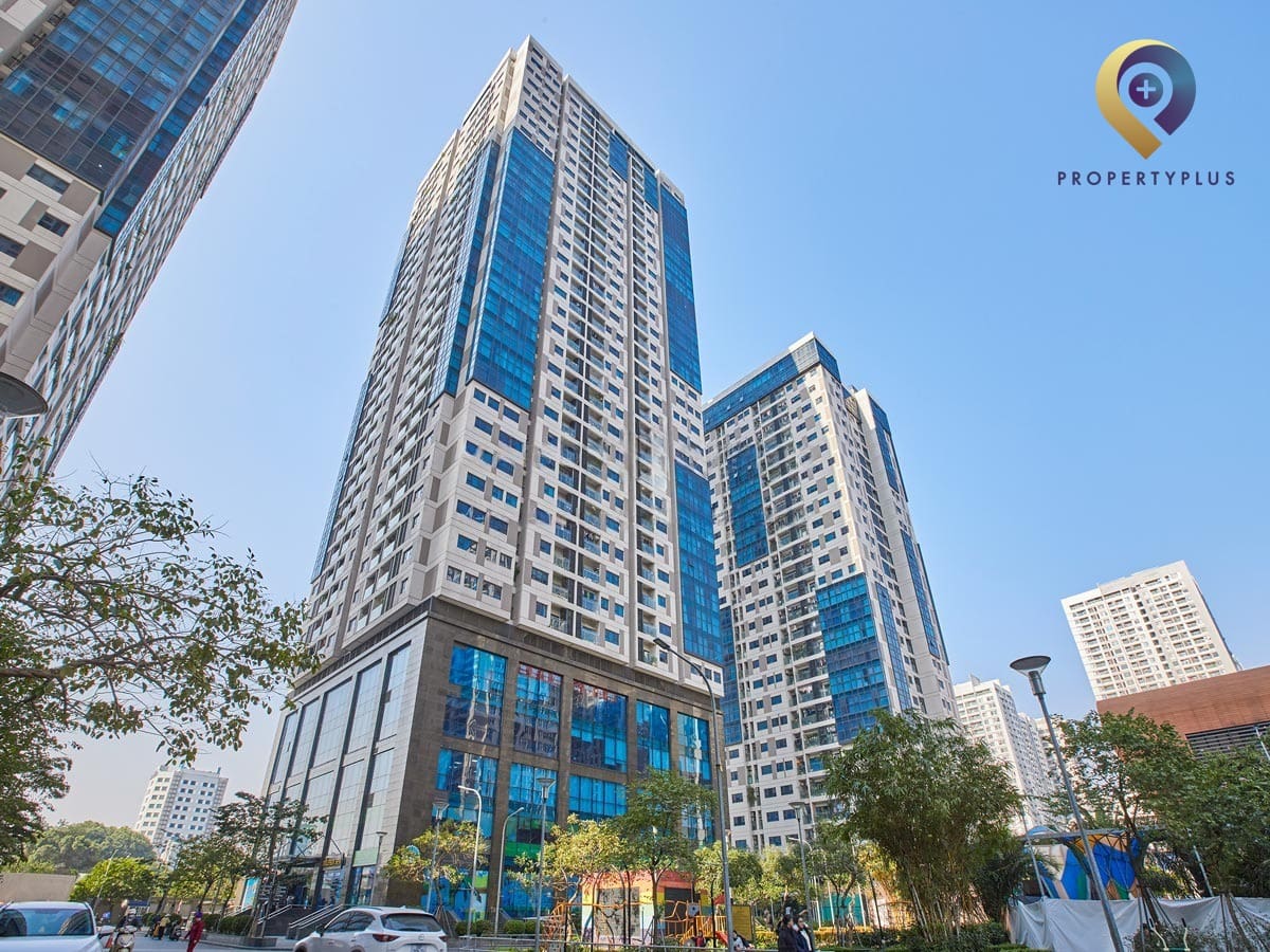 Toàn cảnh mặt ngoài tòa nhà TNR Gold Season với kiến trúc hiện đại - hình ảnh từ Property Plus